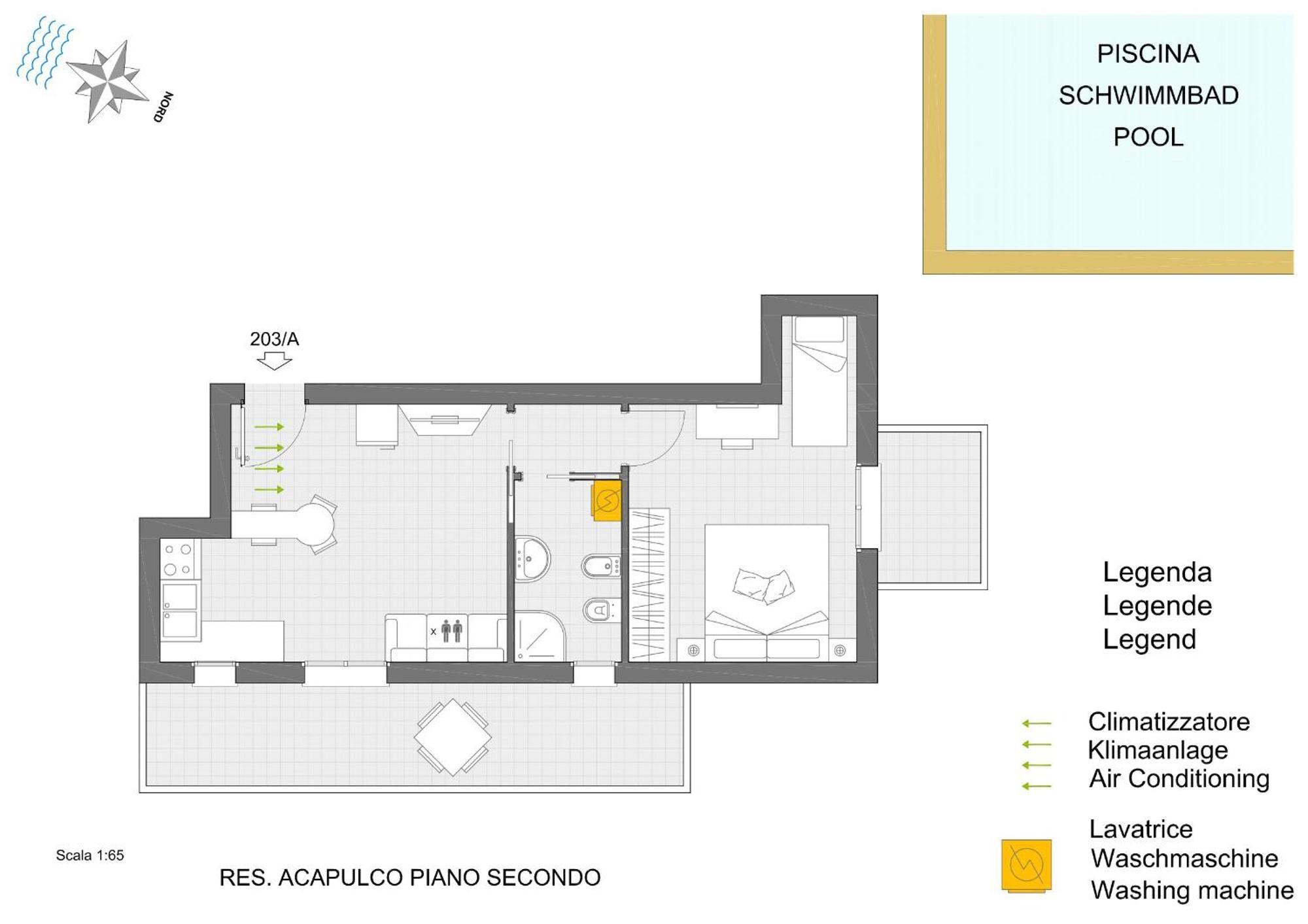 Appartamento Acapulco 203 *